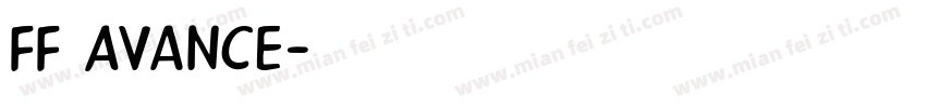 FF Avance字体转换